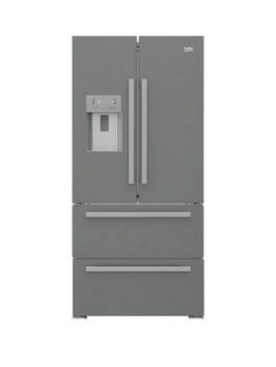 Beko Gne60520Dx Frost Free Usa Style Fridge Freezer - Stainless Steel Beko Gne60520Dx Frost Free Usa Style Fridge Freezer - Stainless Steel